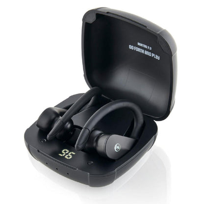  Outdoor Tech Mantas 2.0 True Wireless Earbuds With Recharging Case - Black