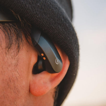  Outdoor Tech Mantas 2.0 True Wireless Earbuds With Recharging Case - Black