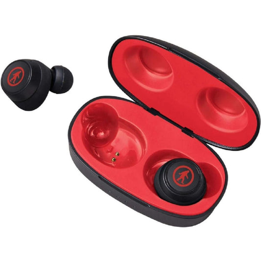  Outdoor Tech Pearls True Wireless Earbuds With Rechargeable Case - Black/Red