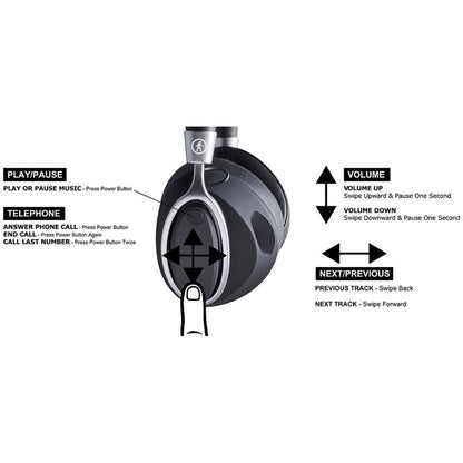  Outdoor Tech Sequoia Wireless Bluetooth Headphones - Black
