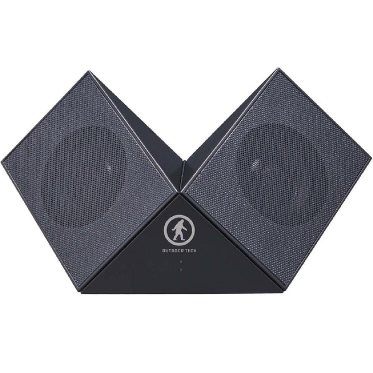  Outdoor Tech Twin Peaks Super Portable Adjustable Wireless Bluetooth Speaker - Black