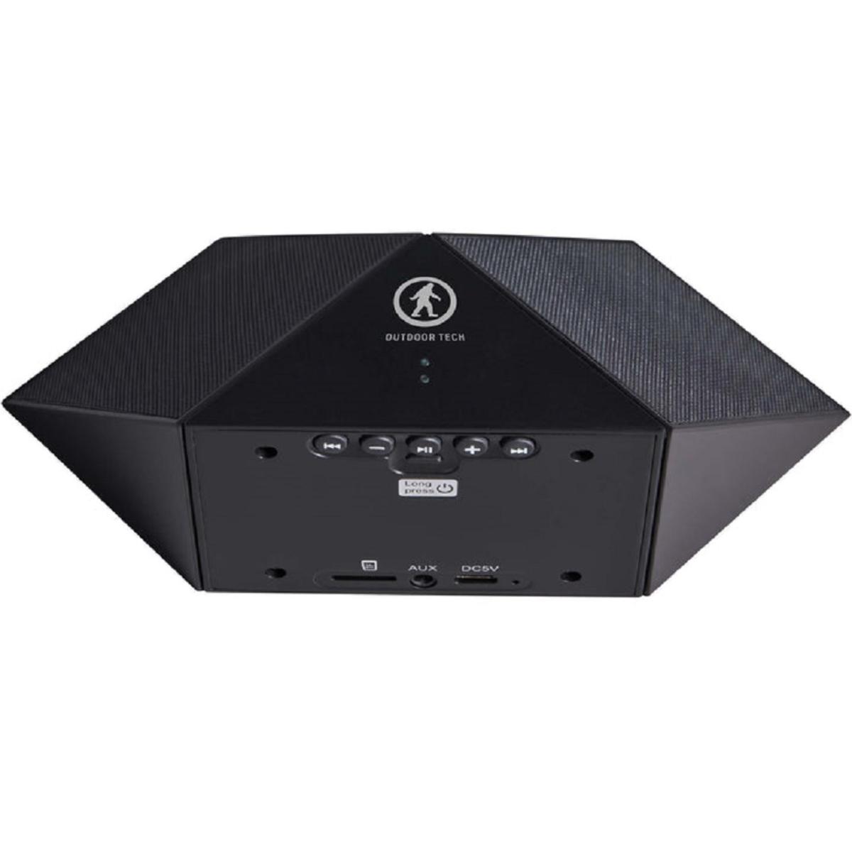  Outdoor Tech Twin Peaks Super Portable Adjustable Wireless Bluetooth Speaker - Black