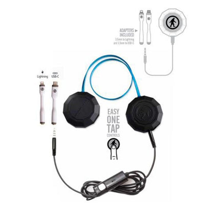  Outdoor Tech Wired Chips Adaptable - Universal Helmet Audio