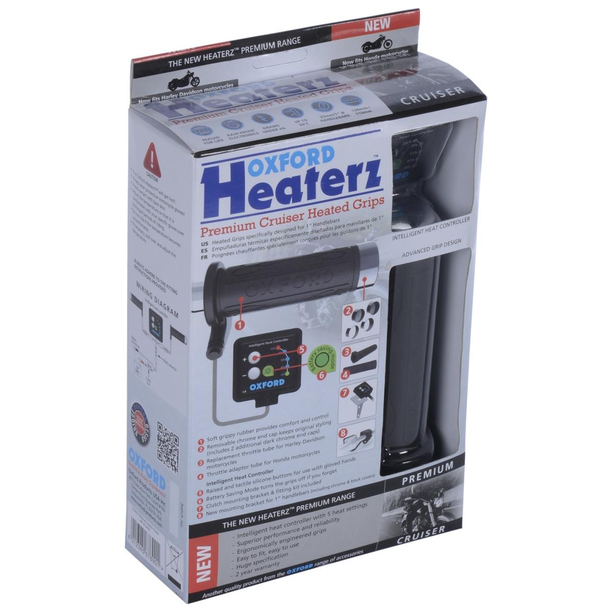  Oxford Heaterz Premium Cruiser - Heated Grips