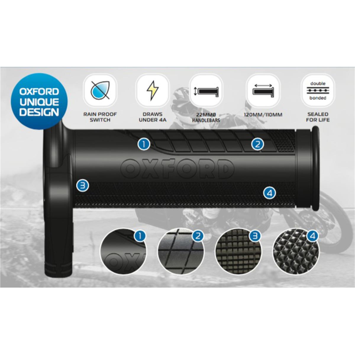  Oxford Hotgrips EVO Touring Heated Grips