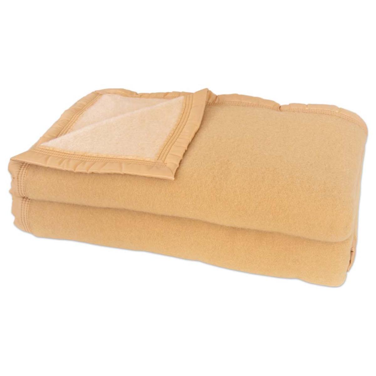  Poyet Motte Aubisque 100% Wool Blanket 500Gsm 33 Microns - Queen 94in X 90in