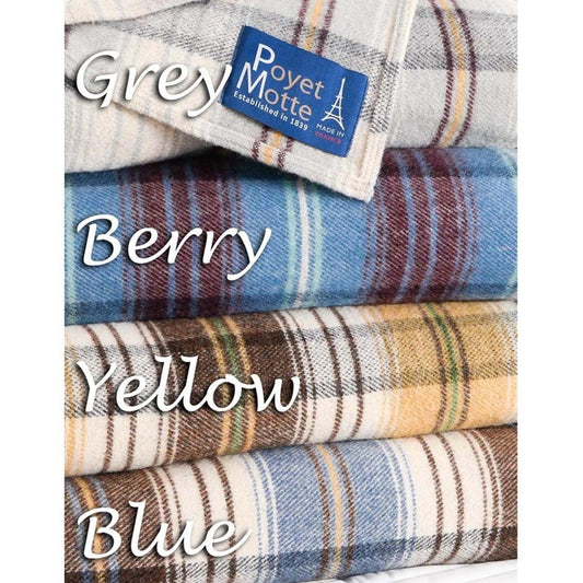  Poyet Motte Chevreuse 67% Wool Blanket 450Gsm 33% Acrylic - Twin 72in X 90in