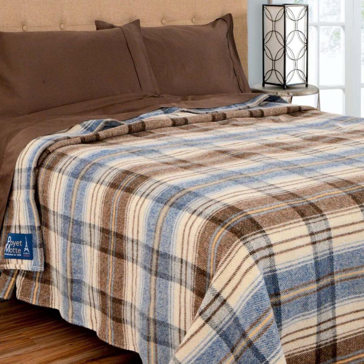  Poyet Motte Chevreuse 67% Wool Blanket 450Gsm 33% Acrylic - Twin 72in X 90in