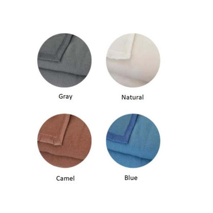  Poyet Motte Rivoli Solids 100% Virgin Wool Blanket 400Gsm 33 Micron - Queen 94in X 90in