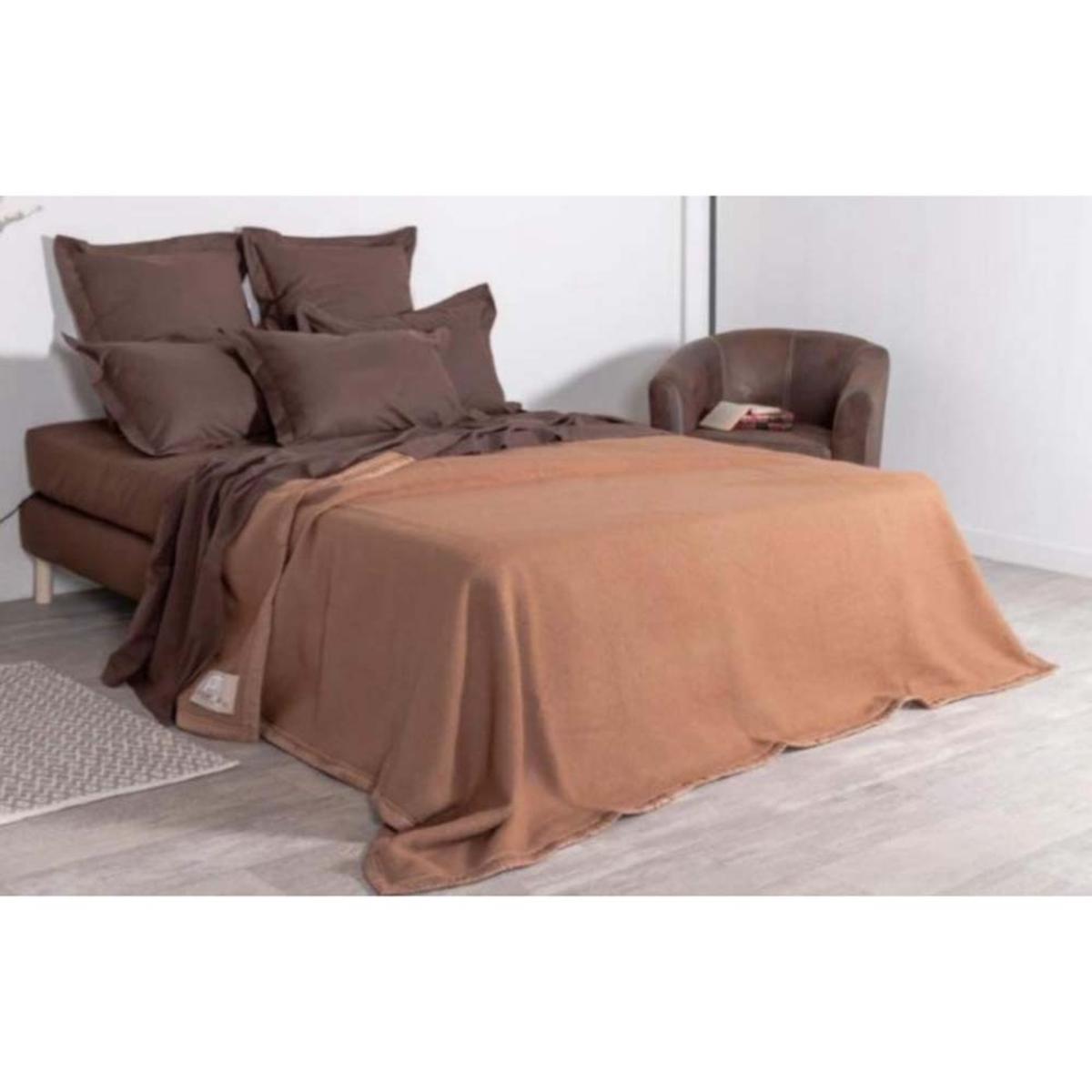  Poyet Motte Rivoli Solids 100% Virgin Wool Blanket 400Gsm 33 Micron - Twin 72in X 90in