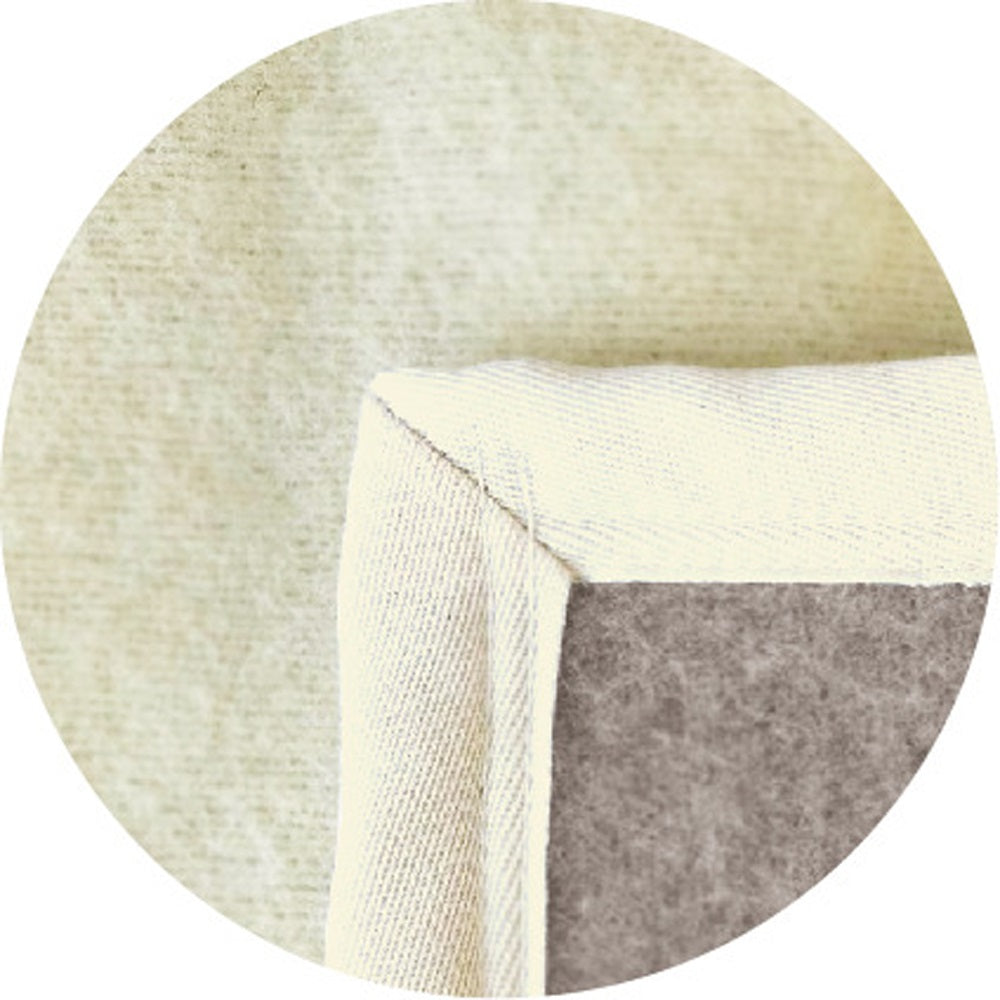  Poyet Motte Sant FE Blanket 100% Wool Blanket 500Gsm - King 108in X 96in/Bizet/Natural