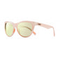 Revo Womens Barclay Cat Eye Sunglasses Champagne Lens With Blush Frame