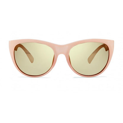  Revo Womens Barclay Cat Eye Sunglasses Champagne Lens With Blush Frame