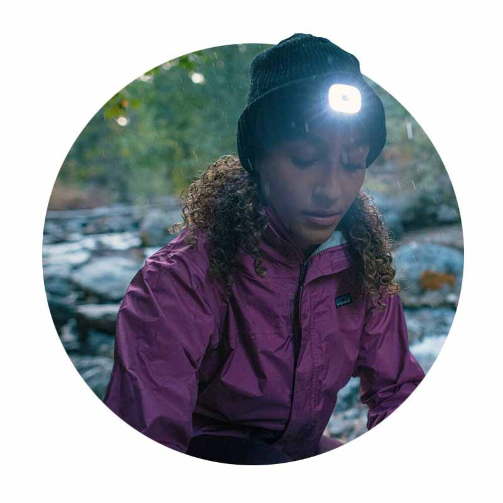  SealSkinz Heydon Waterproof Cold Weather LED Roll Cuff Beanie Hat