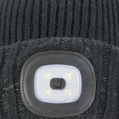  SealSkinz Heydon Waterproof Cold Weather LED Roll Cuff Beanie Hat
