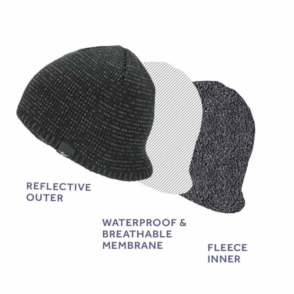 SealSkinz Loddon Waterproof Cold Weather Reflective Beanie Hat