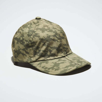 SealSkinz Mens Salle Waterproof Skinz Print Foldable Peak Cap - Olive