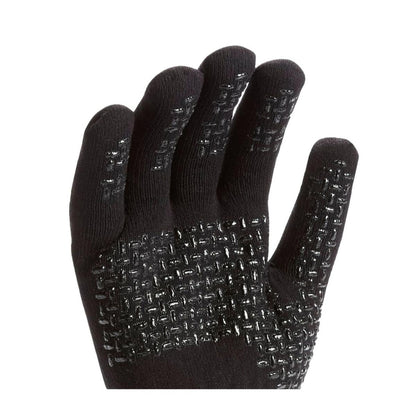  Sealskinz Mens Waterproof All Weather Ultra Grip Knitted Gauntlets