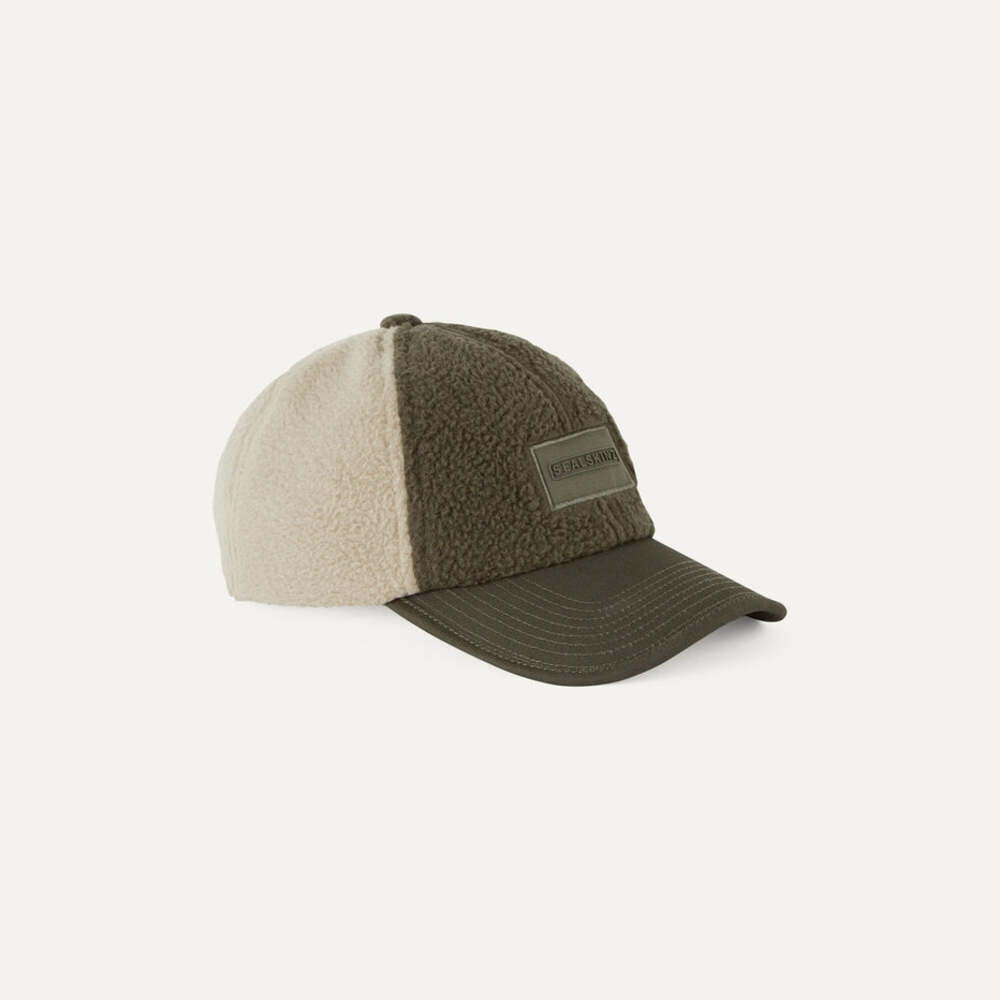  SealSkinz Mens Westwick Waterproof Sherpa Fleece Cap - Green/Beige