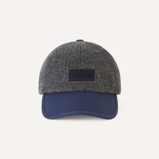  SealSkinz Mens Wickmere Waterproof Boiled Wool Cap - Grey/Navy