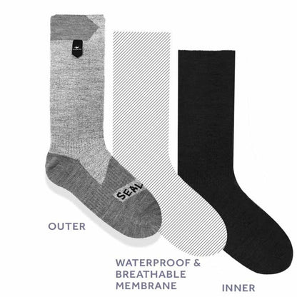  SealSkinz Nordelph Waterproof Warm Weather Soft Touch Mid Length Socks