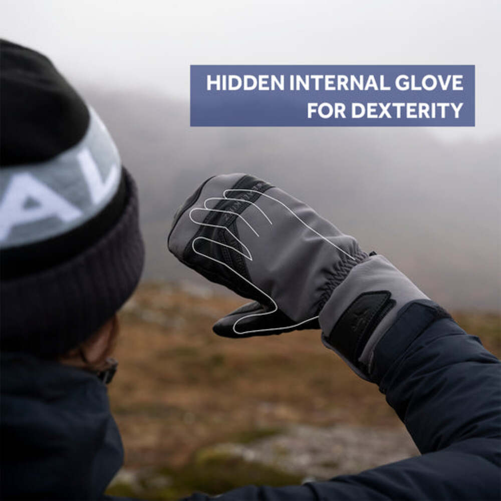  SealSkinz Swaffham Waterproof Extreme Cold Weather Insulated Finger-Mittens With Fusion Control