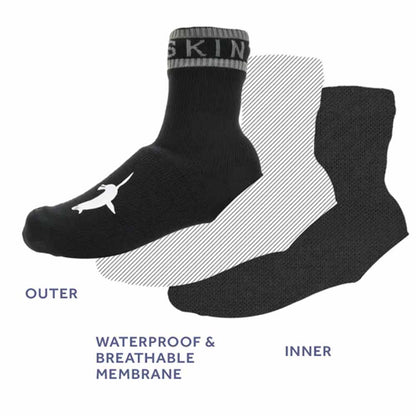  SealSkinz Thetford Waterproof All Weather Cycle Oversocks