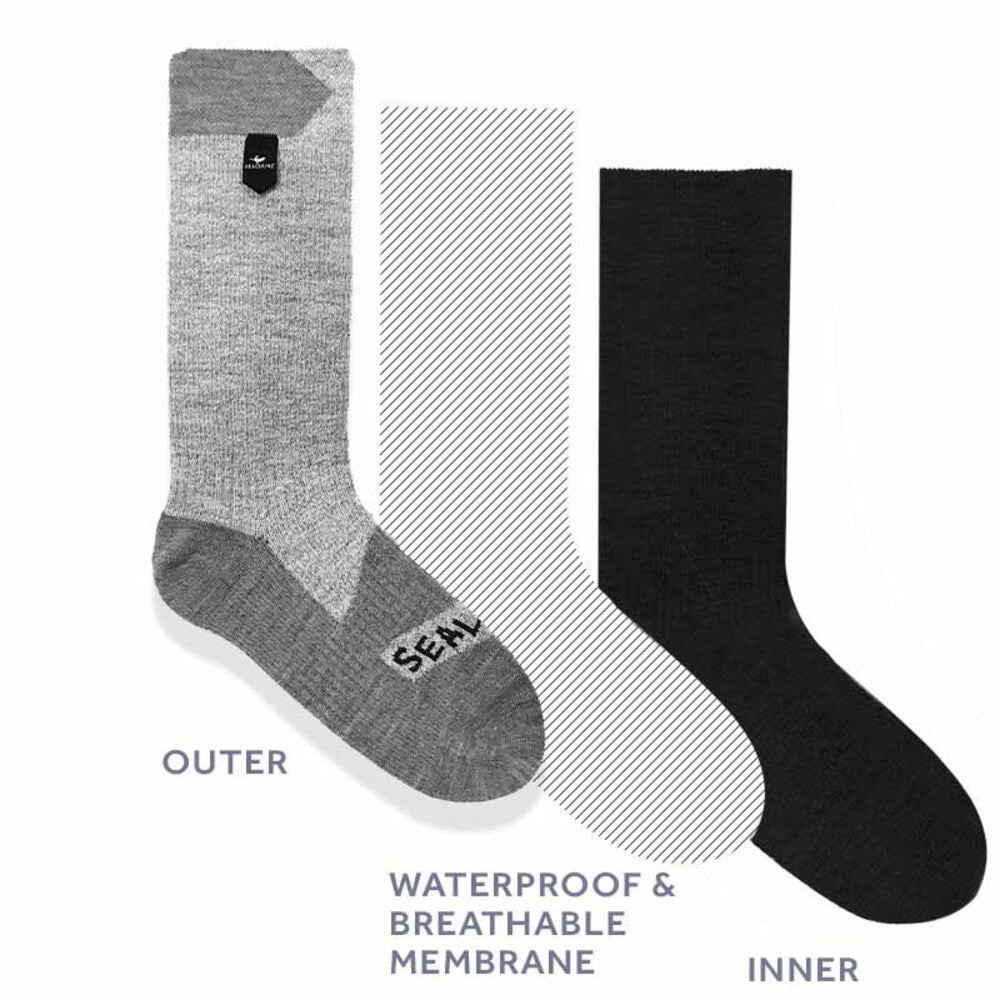  SealSkinz Womens Bircham Waterproof All Weather Ankle Length Socks
