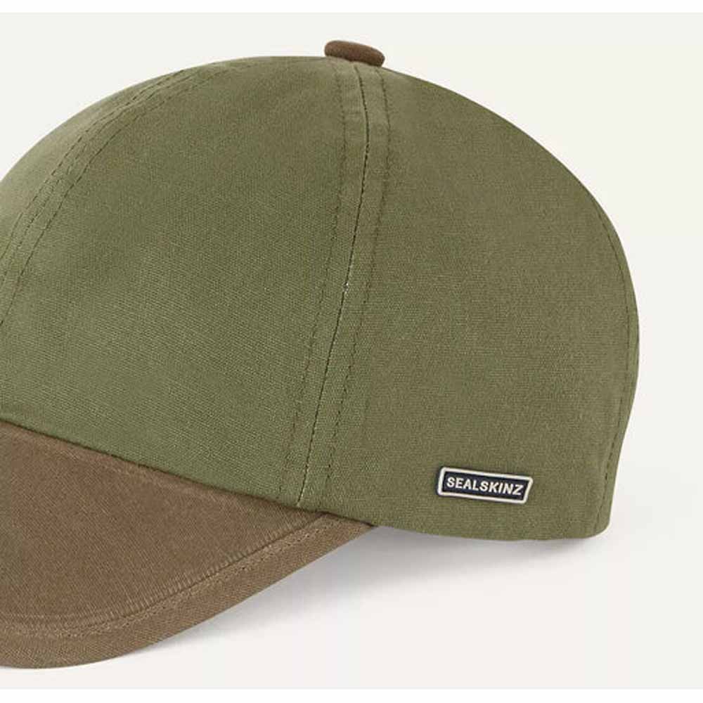  SealSkinz Womens Marham Waterproof Oiled Canvas Cap - Navy/Olive