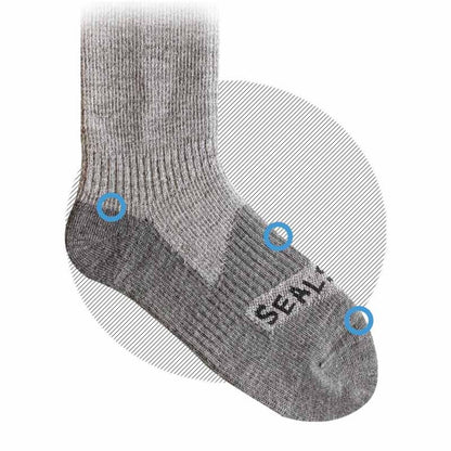  SealSkinz Womens Raynham Waterproof All Weather Mid Length Socks