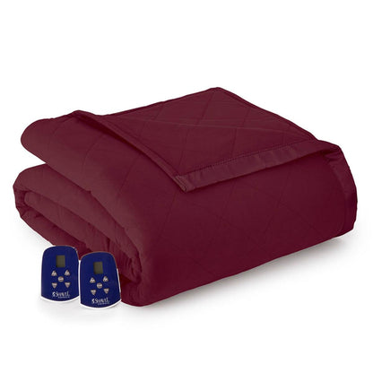  Shavel Micro Flannel Electric Heated Blanket - Queen