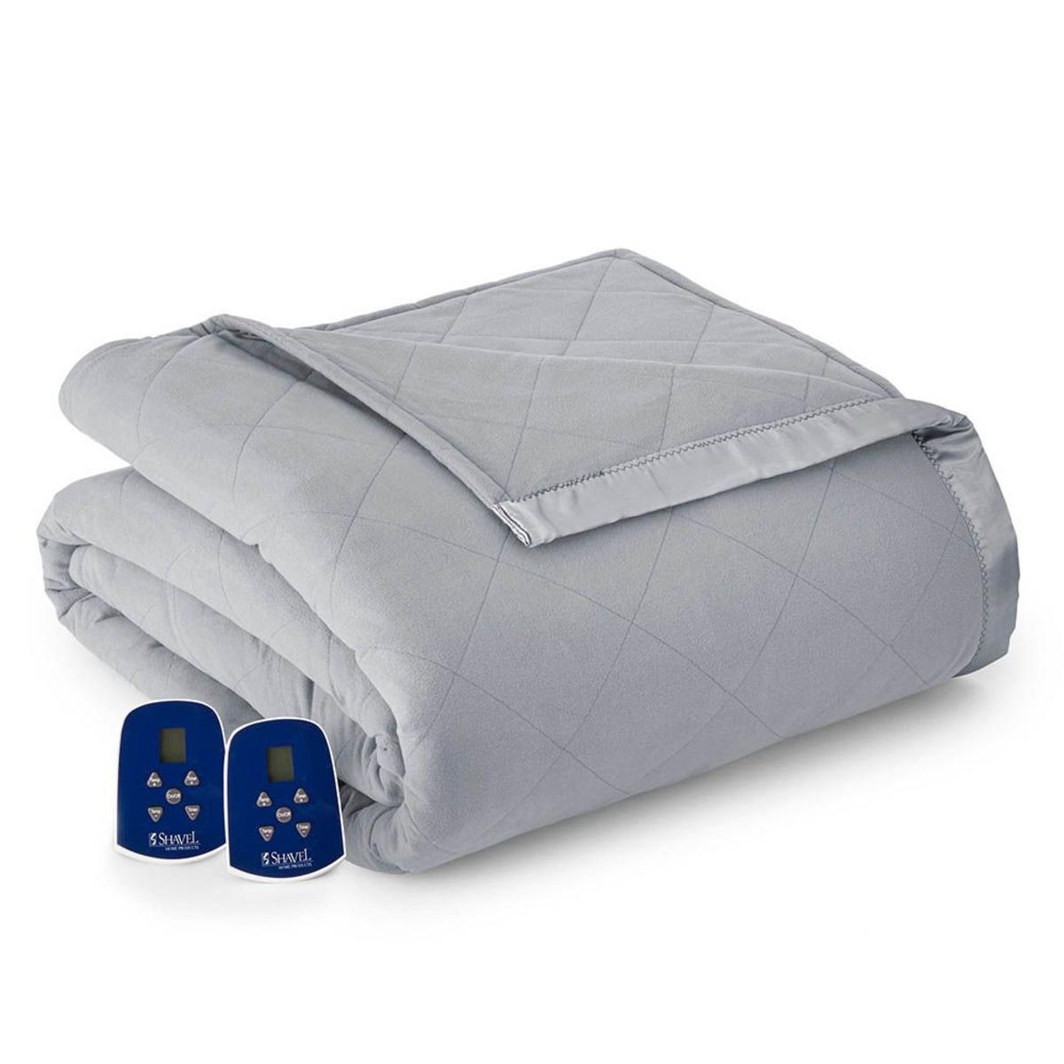  Shavel Micro Flannel Electric Heated Blanket - Twin