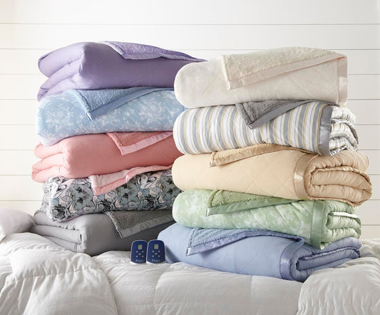  Shavel Micro Flannel Electric Heated Sherpa Blanket - Full