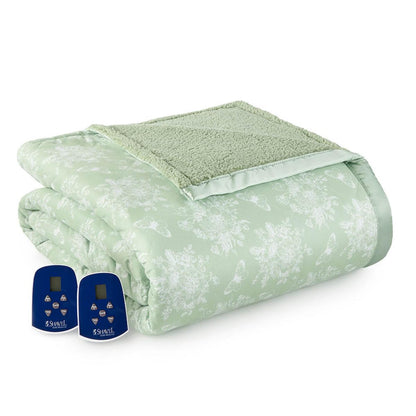  Shavel Micro Flannel Electric Heated Sherpa Blanket - Full