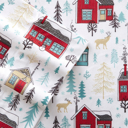  Shavel Micro Flannel Print Sheet Set - King