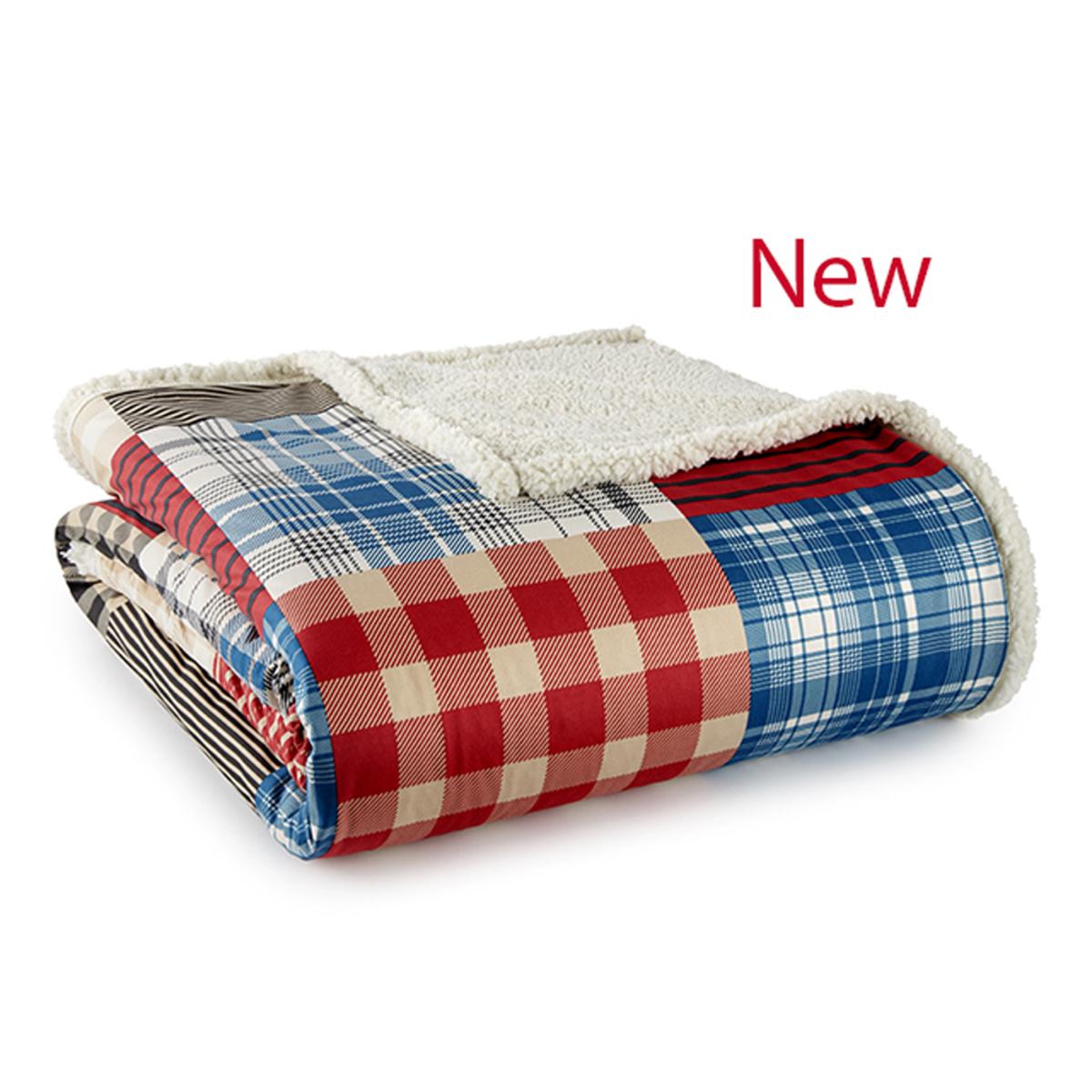  Shavel Micro Flannel Sherpa Blanket - Full/Queen