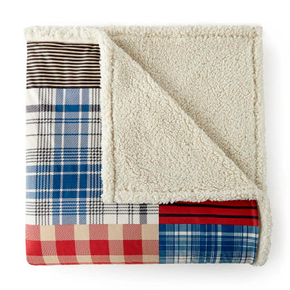 Shavel Micro Flannel Sherpa Blanket - Full/Queen
