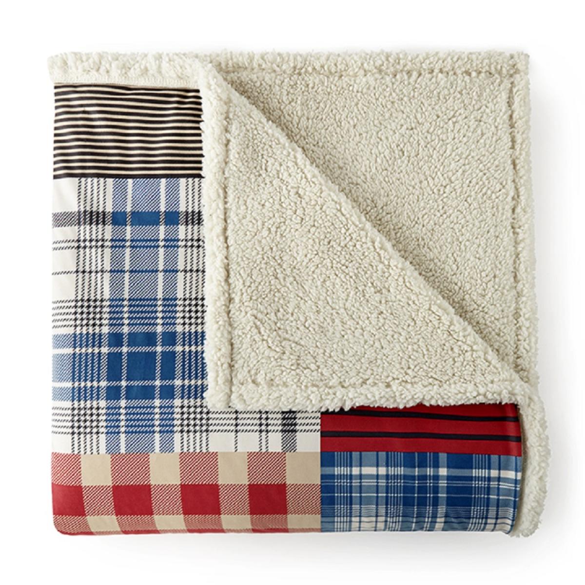  Shavel Micro Flannel Sherpa Blanket - Twin