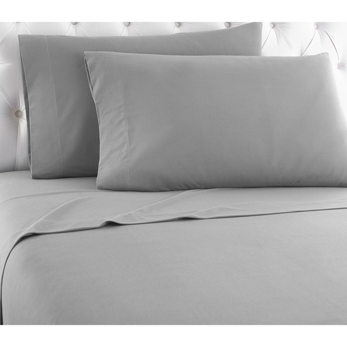  Shavel Micro Flannel Solid Color Sheet Set - Queen