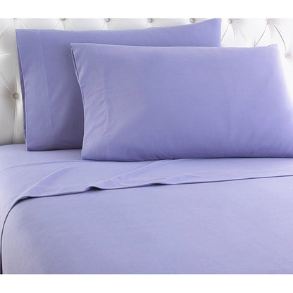  Shavel Micro Flannel Solid Color Sheet Set - Twin