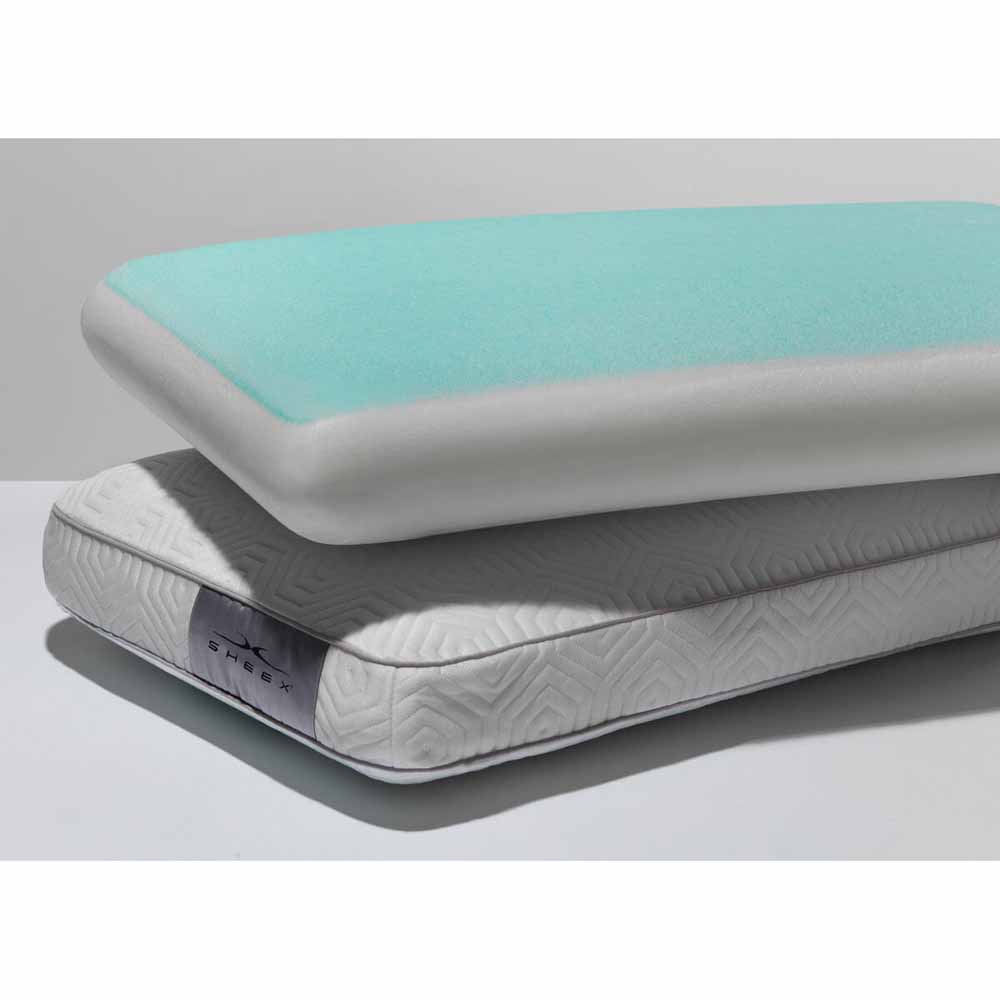  Sheex Elevated Performance Cooling Memory Foam Pillow - White
