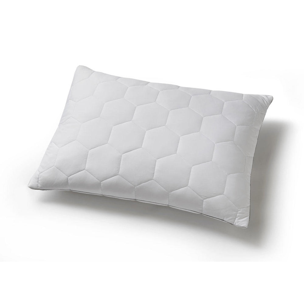  Sheex Elevated Performance Down Alternative Stomach/Back Sleeper Pillow - King/Bright White