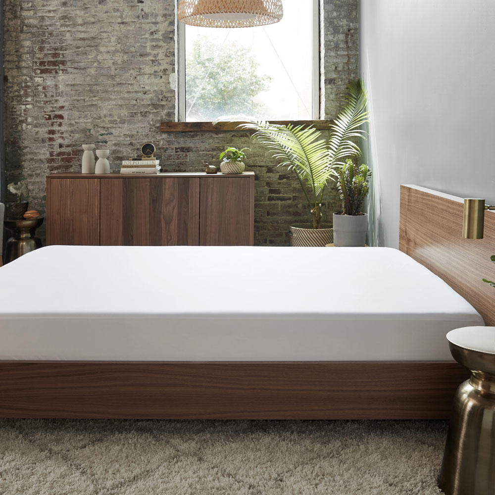  Sheex Elevated Performance Mattress Protector - Full/Bright White