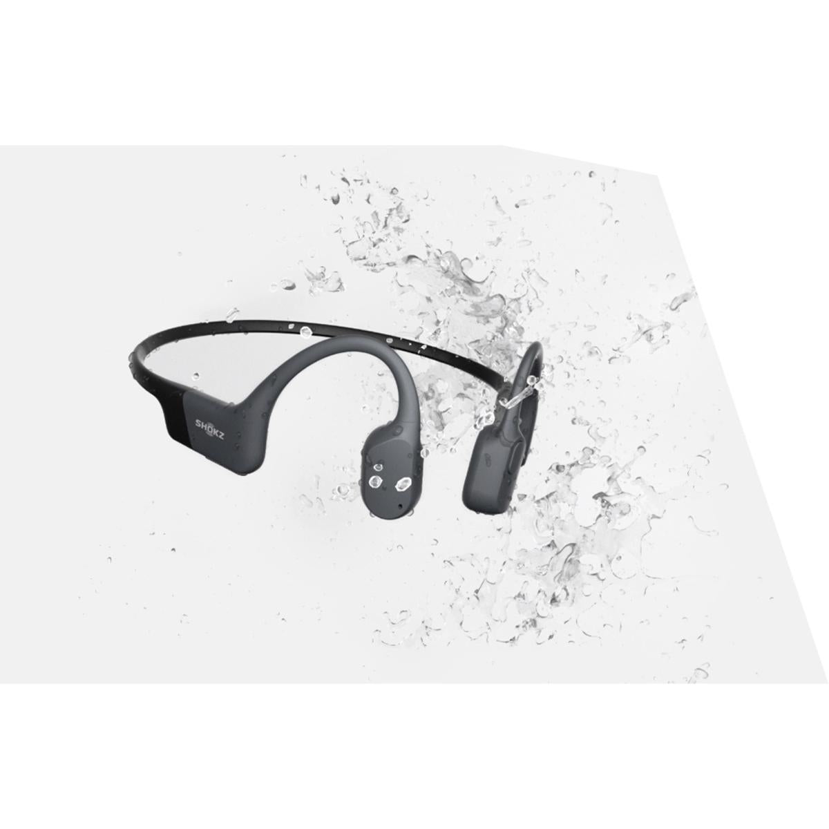  Shokz OpenRun Mini Bone Conduction Open-Ear Endurance Headphones - Black