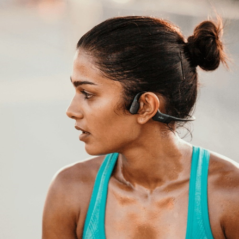  Shokz OpenRun Mini Bone Conduction Open-Ear Endurance Headphones - Black