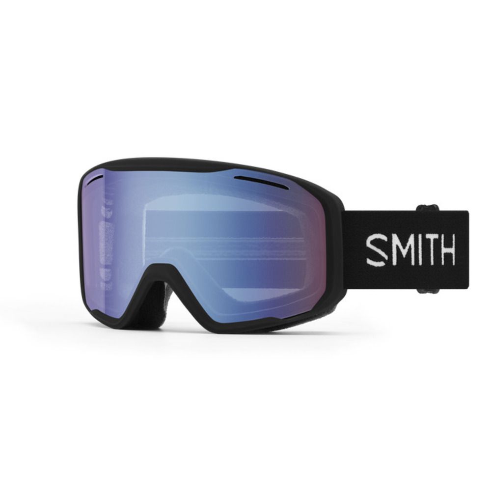  Smith Optics Blazer Goggles Blue Sensor Mirror - Black Frame