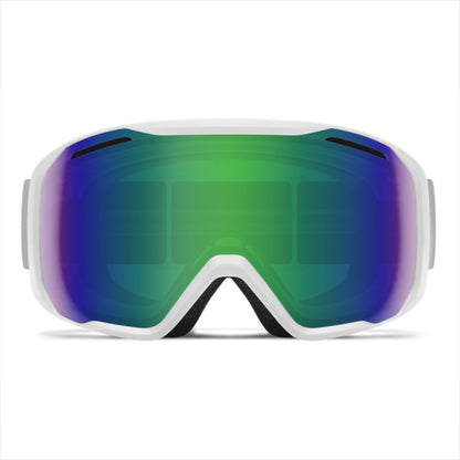  Smith Optics Blazer Goggles Green Sol-X Mirror - White Frame