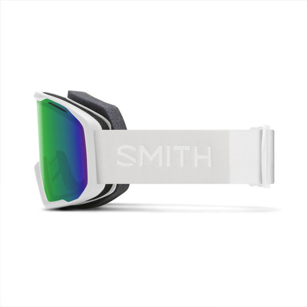  Smith Optics Blazer Goggles Green Sol-X Mirror - White Frame