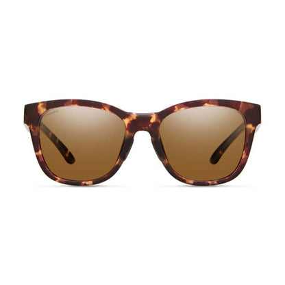  Smith Optics Caper Sunglasses ChromaPop Polarized Brown - Matte Tortoise Frame