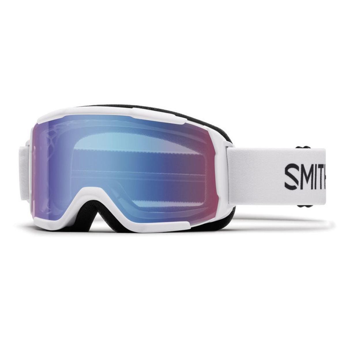  Smith Optics Daredevil Youth Goggles Blue Sensor Mirror - White Frame